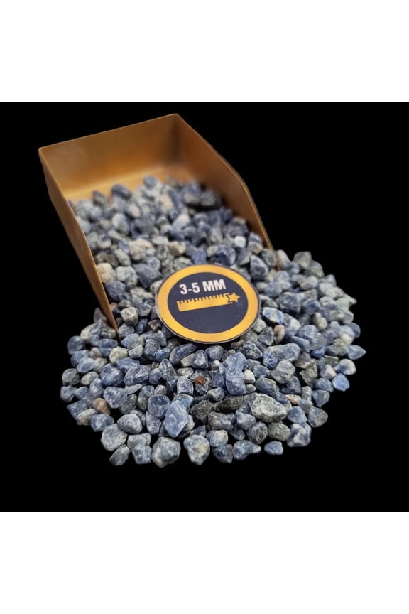 Sodalite Large Chips, 20g (0.70 oz), Natural Gemstone Chips for Ring Inlay, Pendants & Resin Art
