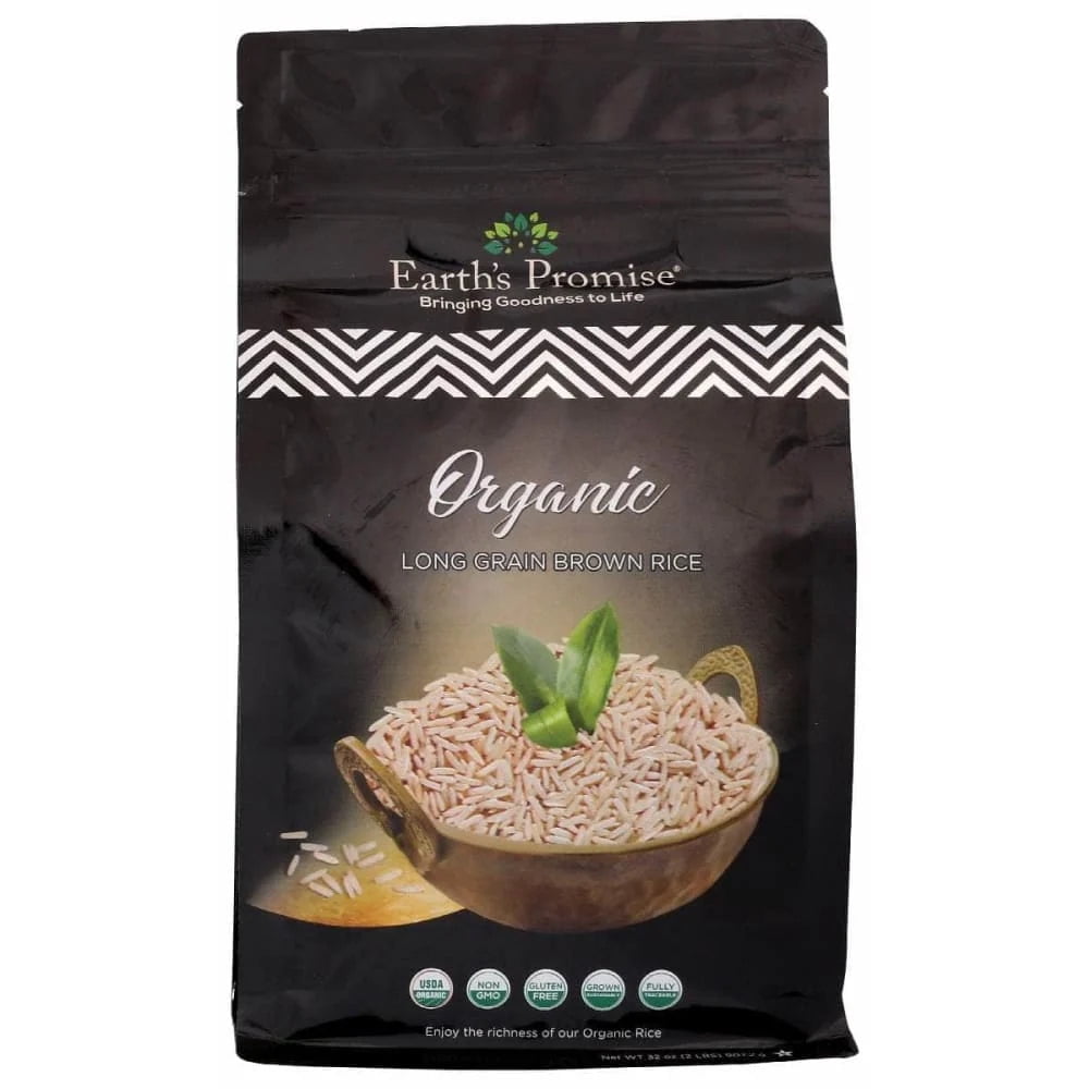 EARTHS PROMISE - Rice Brown Long Grain Organic 2LB ( Pack of 5 ...