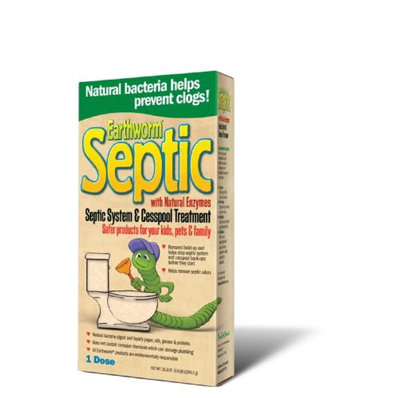 Earthworm Septic System Treatment - Case Of 6 - 10.3 Fl Oz.
