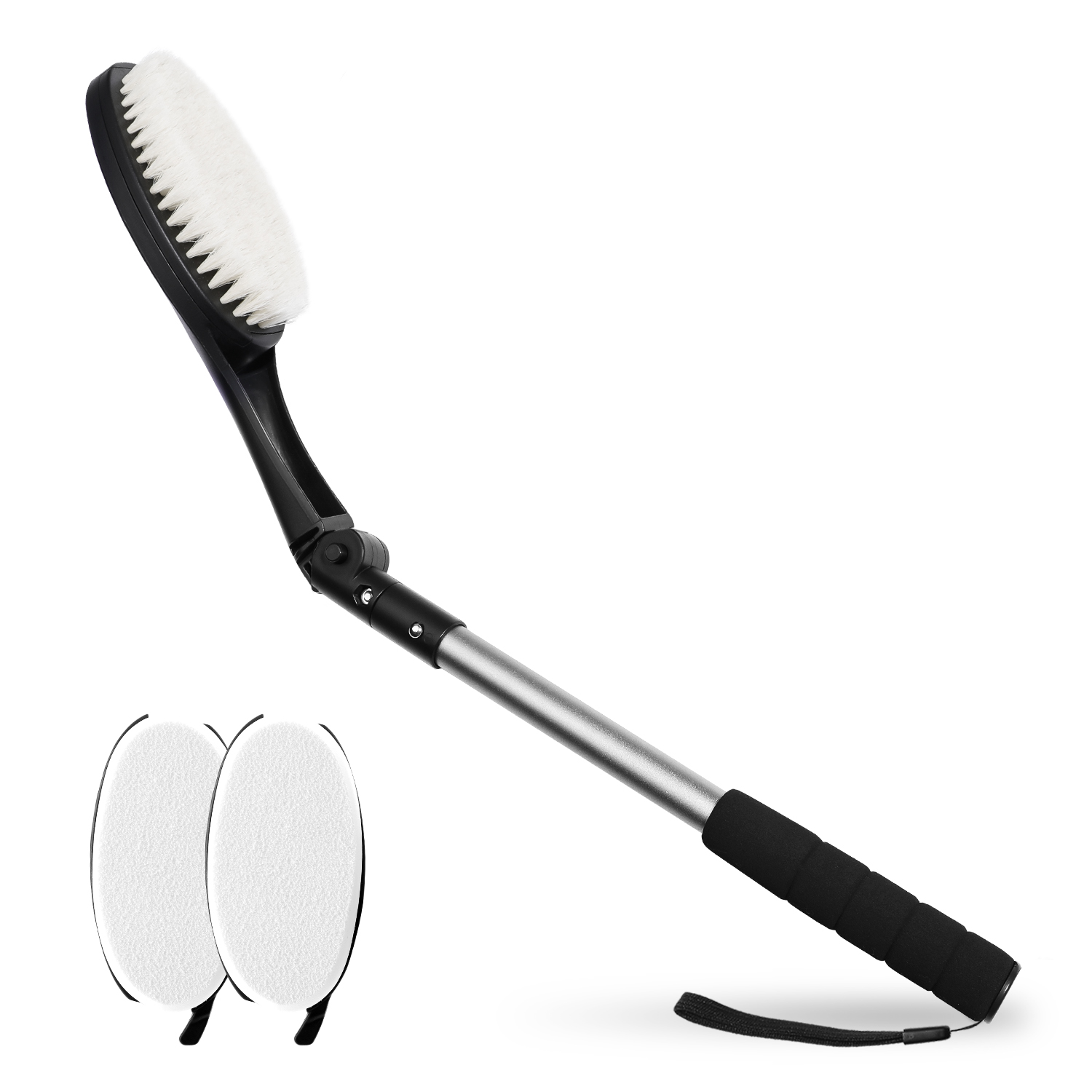 Metene 2 Pack Dry Body Brush, Shower Brush Wet and Dry Brushing, Dry Brush for Cellulite