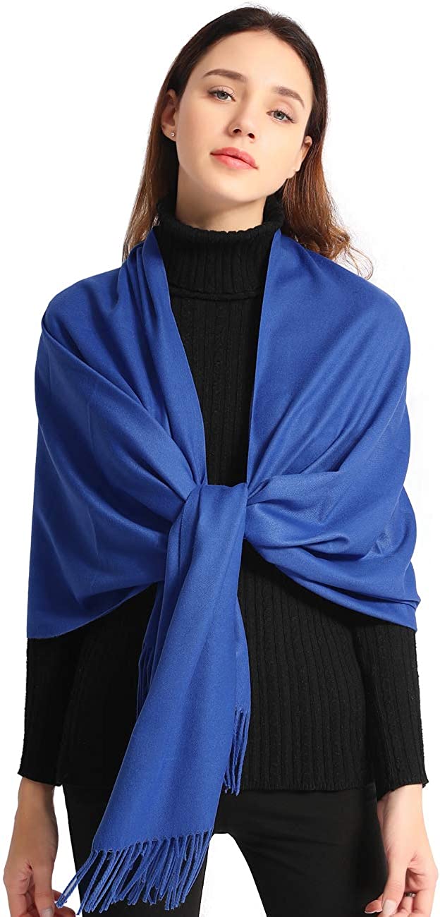 cozy fleece wrap shawl with large front pockets