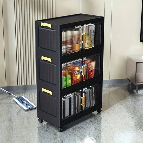 EASHZMFYTBF Collapsible Stackable Storage Bins Stackable Storage Containers Aesthetic Home Decor Multi Scene Space Saving Organization Solution Toy Storage Bins for Closet Kitchen Bathroom