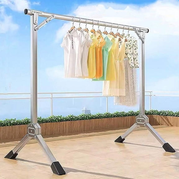 EASHZMFYTBF One multi-functional clothes drying rack is specially designed for clothes, quilts and bedding. it adopts a compact folding design, which is convenient for storage. meanwhile.