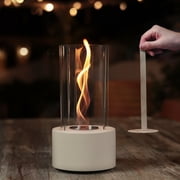 EAST FLAME Table Fireplace for Indoor and Outdoor Use Tabletop Mini Tornado Fire Pit, Gift for Christmas