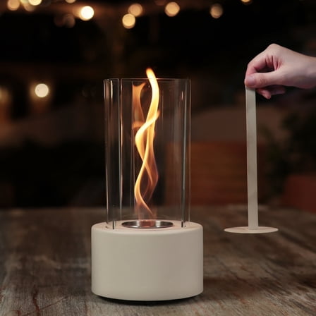 EAST FLAME Table Fireplace for Indoor and Outdoor Use Tabletop Mini Tornado Fire Pit, Gift for Christmas