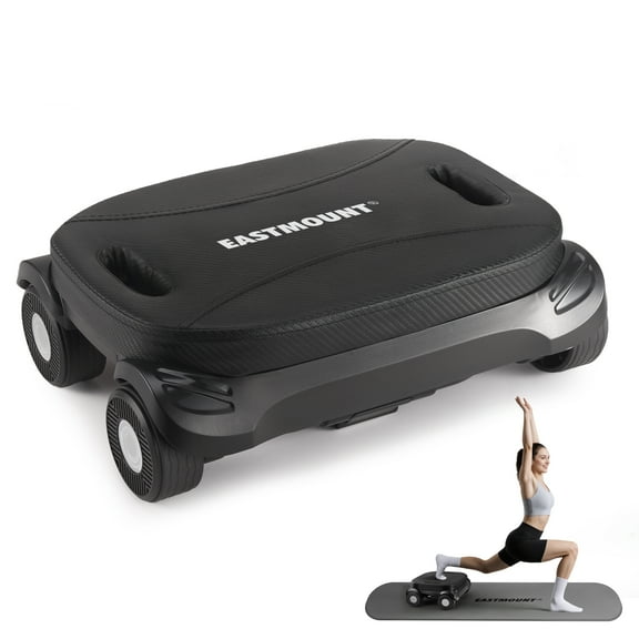 EAST MOUNT Pilates Reformer Board - Pilates Equipment Ab Roller Automatic Rebound Abdominal Wheel Home Workout Equipment for Women Core Workout