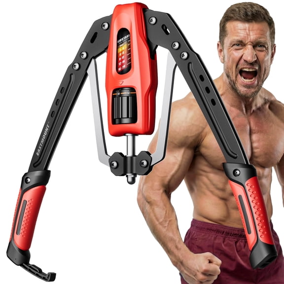 EAST MOUNT Twister Arm Exerciser, Adjustable Hydraulic Resistance 22–440 lbs, Arm Chest & Shoulder Strength Trainer for Home Workouts, Upper Body Muscle Builder, Fitness Training Equipment