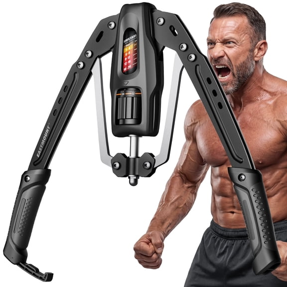 EAST MOUNT Twister Arm Exerciser, Adjustable Hydraulic Resistance 22–440 lbs, Arm Chest & Shoulder Strength Trainer for Home Workouts, Upper Body Muscle Builder, Fitness Training Equipment