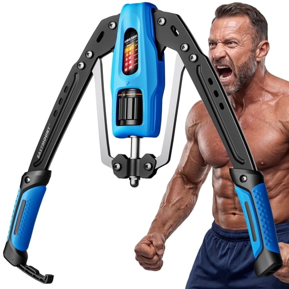 EAST MOUNT Twister Arm Exerciser, Adjustable Hydraulic Resistance 22–440 lbs, Arm Chest & Shoulder Strength Trainer for Home Workouts, Upper Body Muscle Builder, Fitness Training Equipment