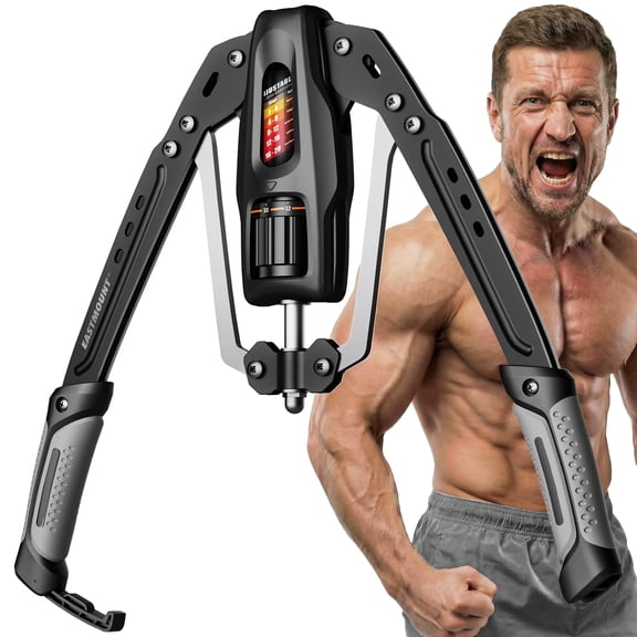 EAST MOUNT Twister Arm Exerciser, Adjustable Hydraulic Resistance 22–440 lbs, Arm Chest & Shoulder Strength Trainer for Home Workouts, Upper Body Muscle Builder, Fitness Training Equipment
