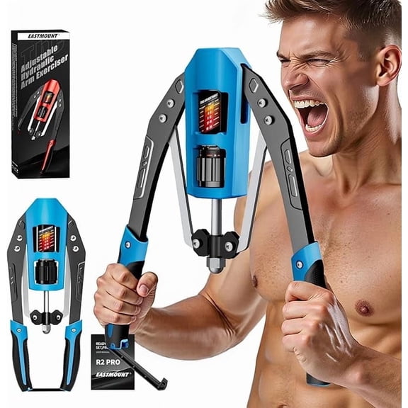 EAST MOUNT Twister Arm Trainer - Home Chest Workout Equipment Arm Trainer for Men Adjustable 22-440lbs Hydraulic Power Forearm Exerciser