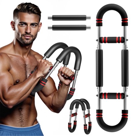 EAST MOUNT Twister Arm Trainer - Power Chest Expander Adjustable 20-110 lb Resistance Arm Exercise Equipment Portable Spring Home Workout Equipment