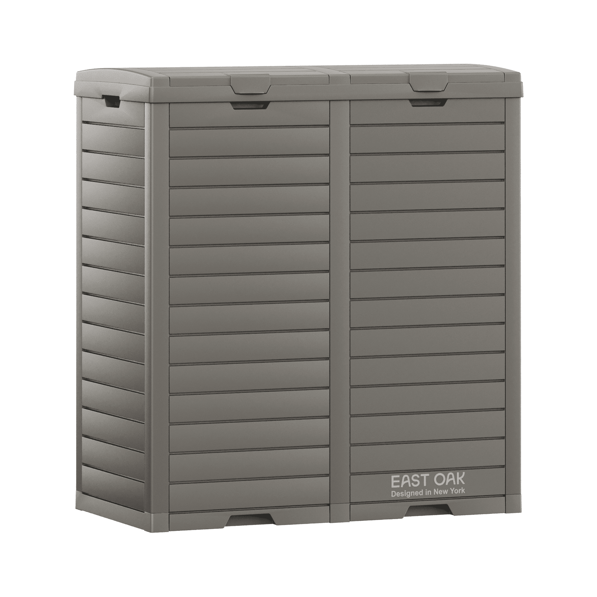 EAST OAK Outdoor Garbage Can Kitchen Trash Can 76 Gal Gray