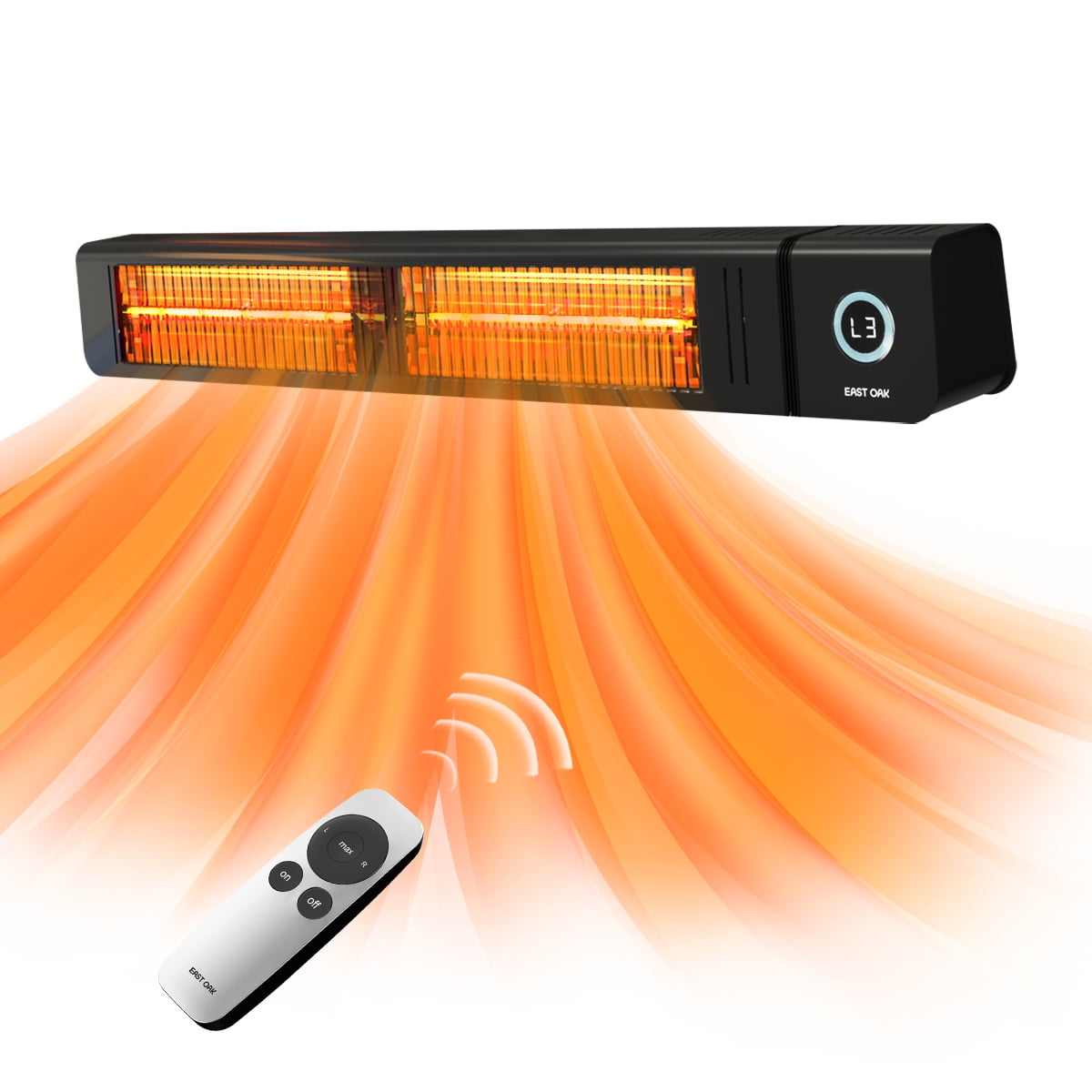 EAST OAK Patio Heater for Commercial Use, Wall Mounted 4000W Outdoor