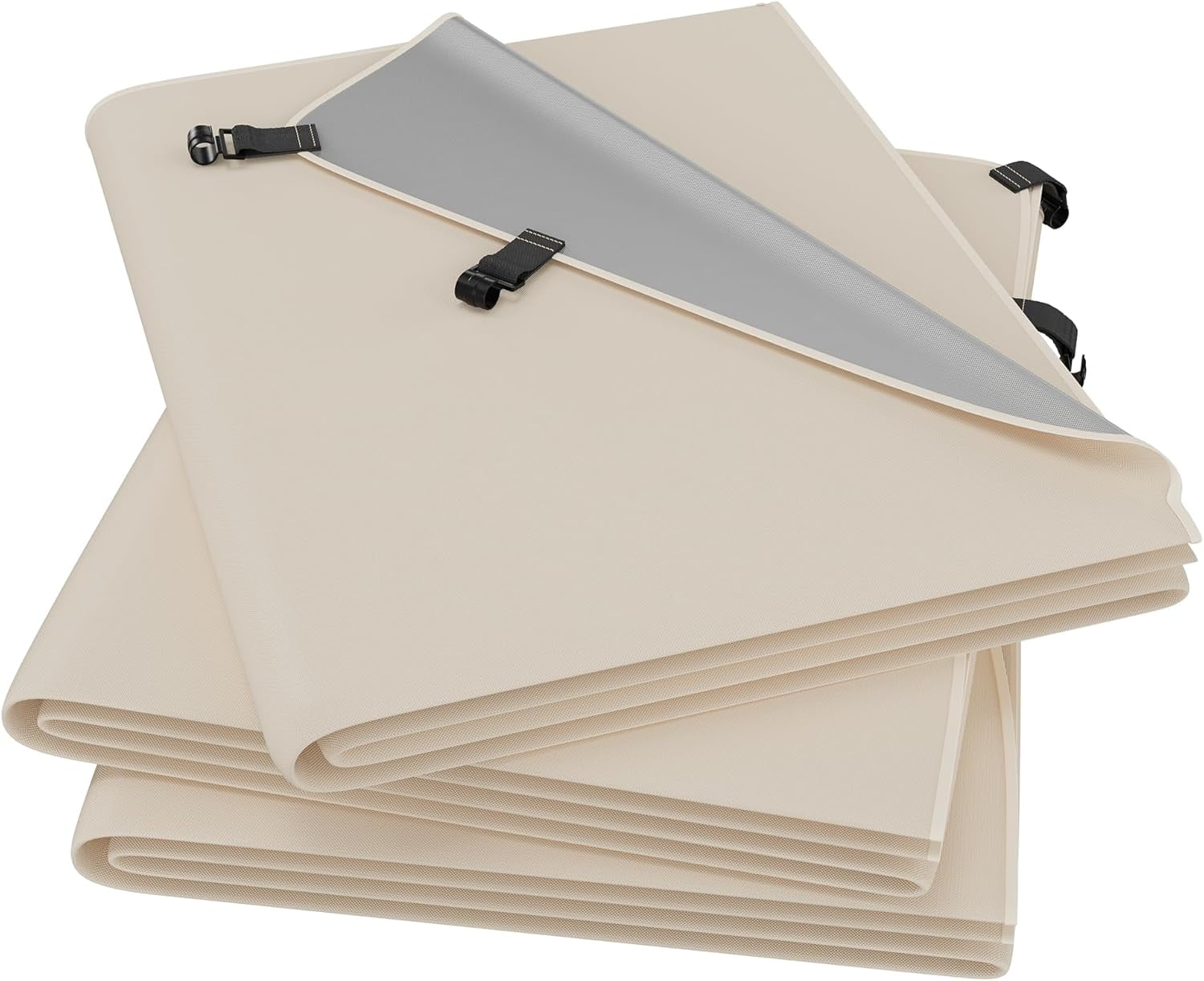 EAST OAK Sun Shade Sails 12*12 ft, 3 pieces