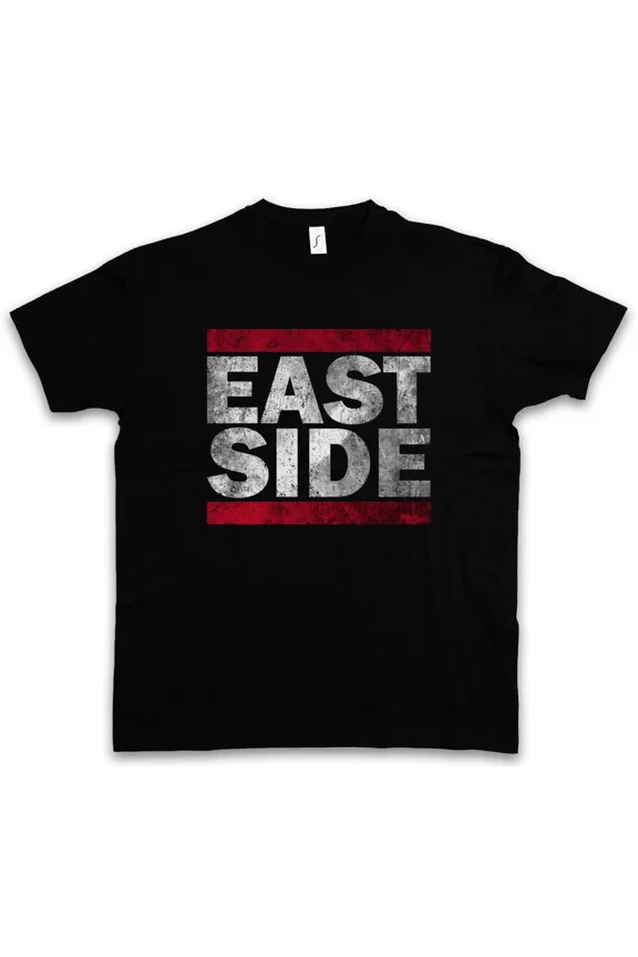 EAST SIDE T-SHIRT Fun Shirt Coast USA United States Eastside Westside West