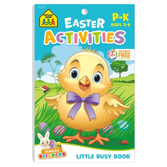 School Zone Easter Activities Workbook (Paperback)