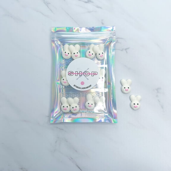 EASTER BUNNY FACE EDIBLE DECORATIONS