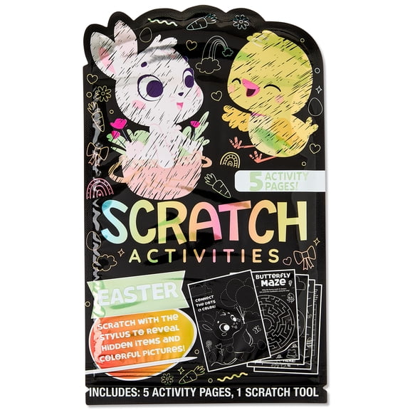 Scratch Activities Party Favor, Easter by Way To Celebrate