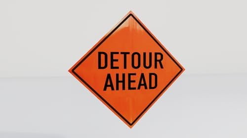 USA 巨大DETOUR看板 USA 巨大DETOUR看板
