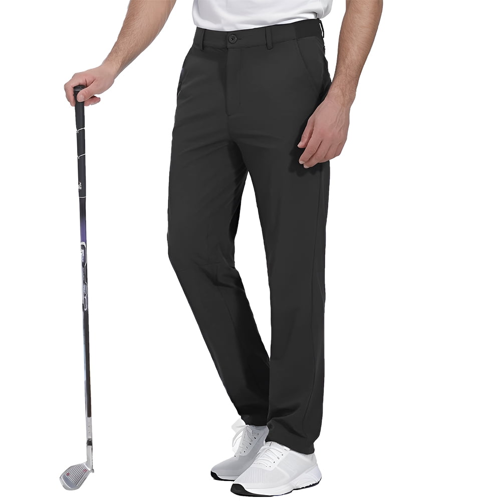 EASTHER Men's Stretch Golf Pants Quick Dry Lightweight Casual Dress Pants with Pockets