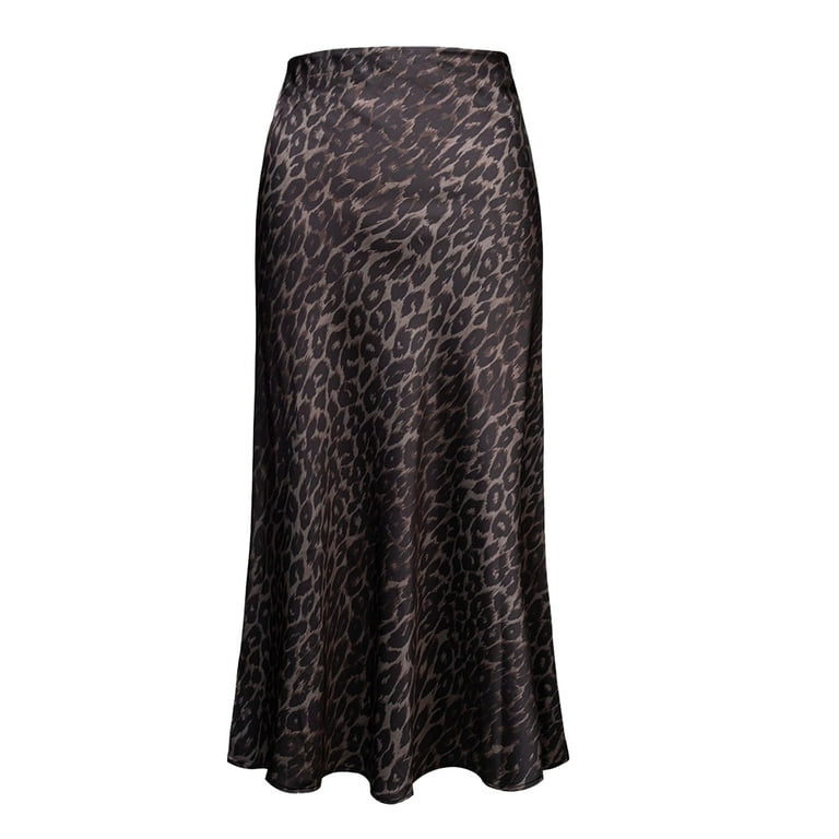 Womens animal hotsell print skirt