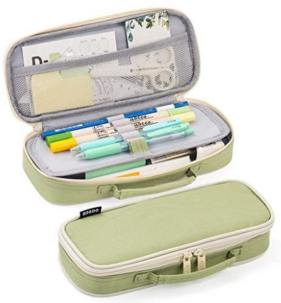  EASTHILL Big Capacity Pencil Case Pencil Pouch School Supplies  for College Students Office Simple Stationery Pencil Holder Bag Teen Girls  Women-Beige : Arts, Crafts & Sewing