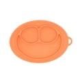 thumbnail image 1 of EASTIN 100% Silicone Suction Plate with Built-in Placemat for Toddlers + Preschoolers - Divided Plate - Dishwasher Safe, 1 of 5