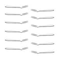 thumbnail image 1 of EASTIN 12-piece Appetizer Dessert Forks, Stainless Steel Mini Salad Fruit Cake Tasting Forks Cocktail Fork, 5.1-Inch for Birthday Party Wedding Restaurant, 1 of 8