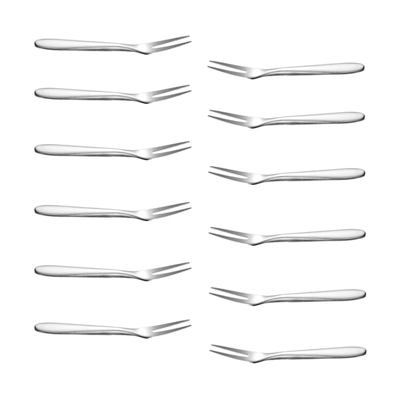 EASTIN 12-piece Appetizer Dessert Forks, Stainless Steel Mini Salad Fruit Cake Tasting Forks Cocktail Fork, 5.1-Inch for Birthday Party Wedding Restaurant