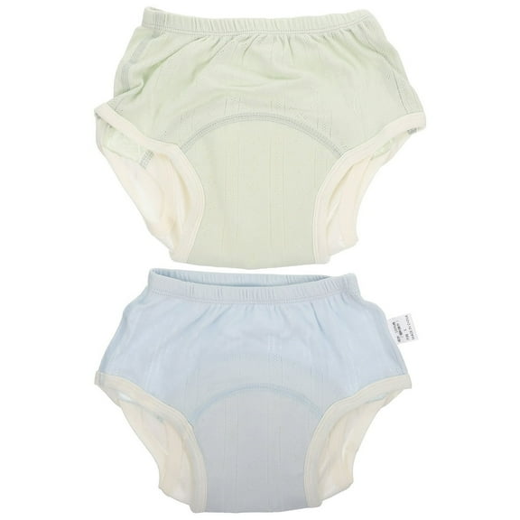 EASTIN 2pcs Baby Cotton Training Pants Padded Toddler Training Underwear for Boys Girls