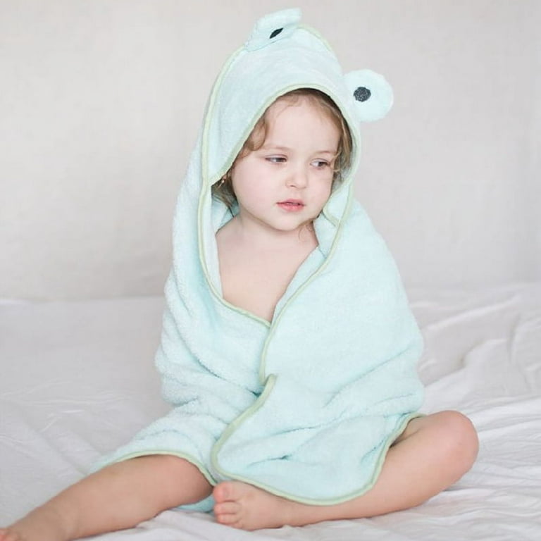EASTIN Bamboo Hooded Baby Towel - Soft Bath Towel with Bear Ears for Babie,  Toddler, Infant - Ultra Absorbent, Natural Baby Stuff Baby Bath Shower