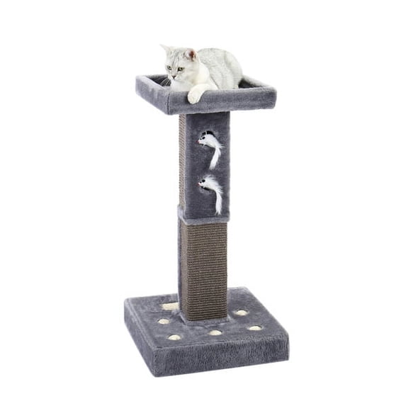 EASTIN Cat Climbing Tree Tower for Large Cats,Cat Scratching Post with Sisal Scratching Posts for Indoor, Cat Tower Furniture Cat Bed, Gray