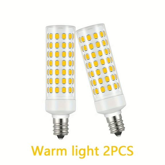 EASTIN Dimmable E12 LED Candlestick Bulb 10w Daylight White 6000K E12 Candlestick Base AC 110V-220V E12 Bulb Suitable for Ceiling Fan Chandelier Lighting 2/4 Group