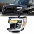 thumbnail image 1 of EASTIN Headlights Assembly Replacement Fit for 2019 2020 2021 GMC Sierra 1500 LED Headlight Headlamp with Halogen Turn Signal Light (Driver Side), 1 of 5
