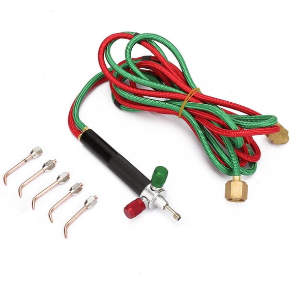 EASTIN Jewelry Repairing Torch Mini Gas Torch Micro Torch Oxygen Acetylene Welding Torch with 5 Tips (Mini Gas Torch)