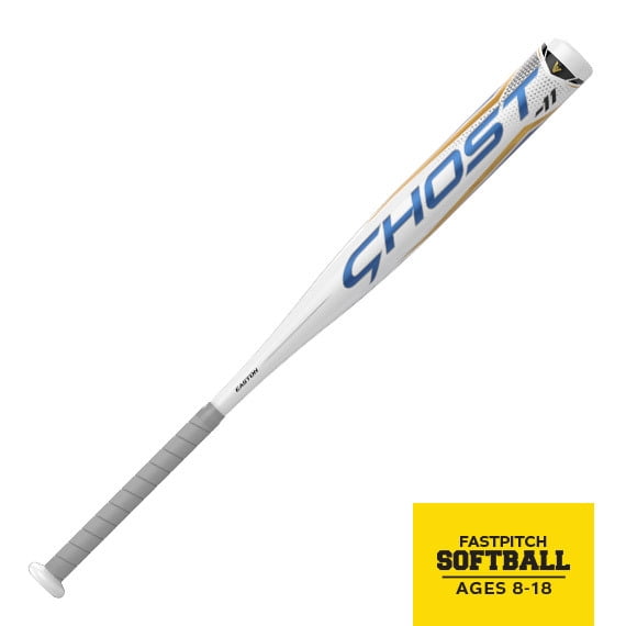 Easton | Ghost Youth Fastpitch Softball Bat | 30 in | -11 Drop Weight | 1 Pc. Aluminum