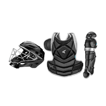 EASTON Jen Schro THE FUNDAMENTAL Catcher's Gear Kit, Medium, Black/Silver