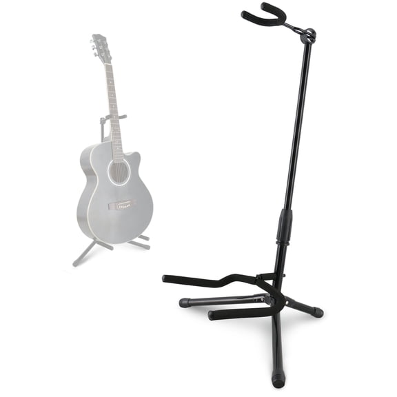 EASTROCK Folding Guitar Stand with Neck Support for Acoustic, Electric Guitar & Bass, Thick EVA Foam Protection