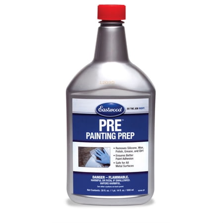 Eastwood PRE™ Painting Prep Quart – Wax and Grease Remover for Paint Preparation