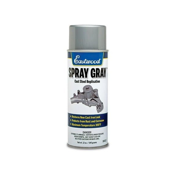 EASTWOOD Spray Gray Detail Paint 12oz Aerosol