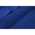 thumbnail image 1 of EASY BEDDING 6 Piece Cotton bed Sheets Set- Luxury Collection- 14" Deep Pocket- 1000 Thread Count- Soft Bedding Set- Navy Blue Stripe, King Size, 1 of 7