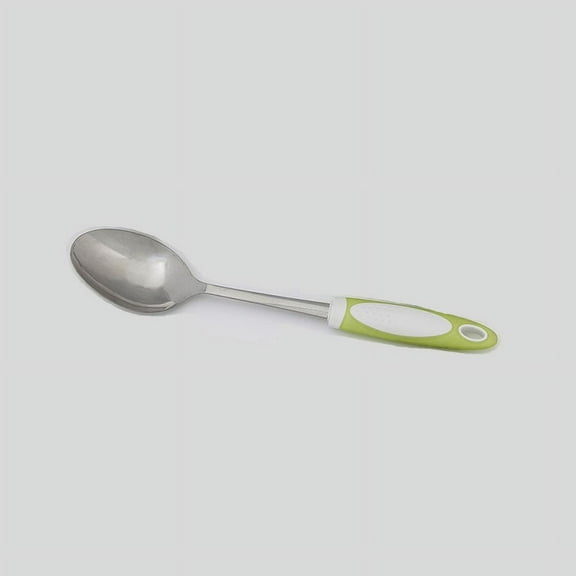 EASY GRIP SPOON - GREEN/WHITE-S/S