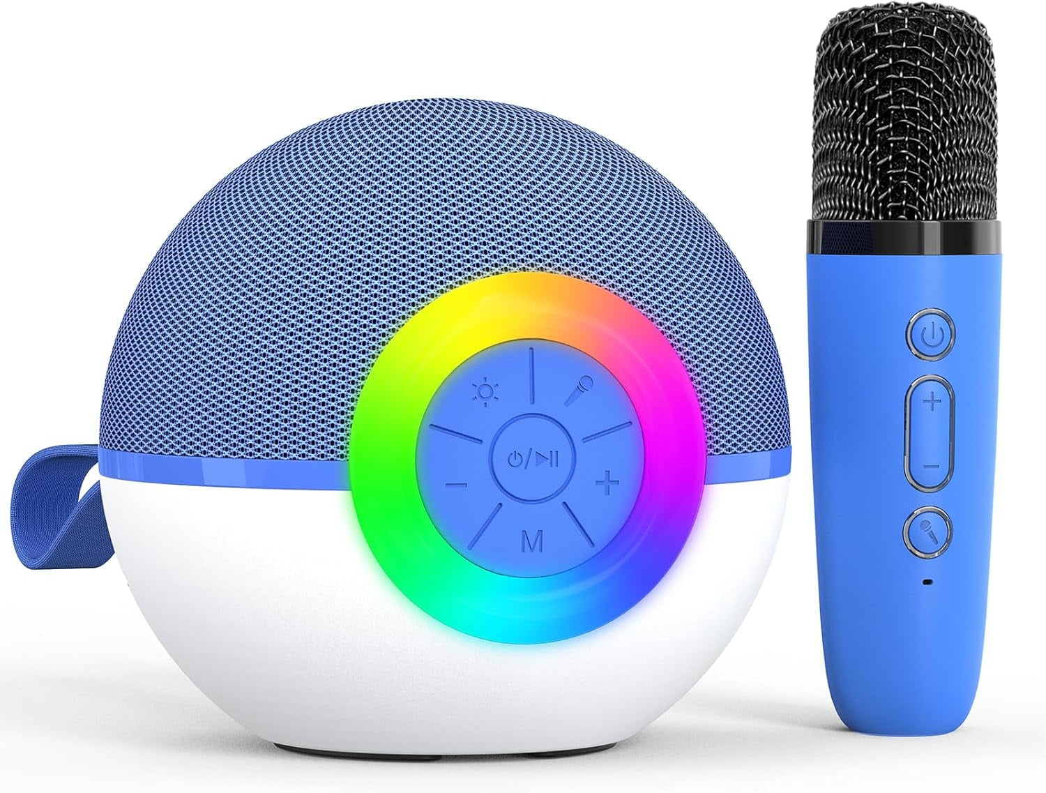 EASY Karaoke Microphone Machine Toys for Kids Adults, Mini Portable Bluetooth Speaker with 2 Wireless Mics, Christmas Birthday Gifts for Boys Girls Ages 3 4 5 6 7 8 9 10 11 12+Year Old Purple