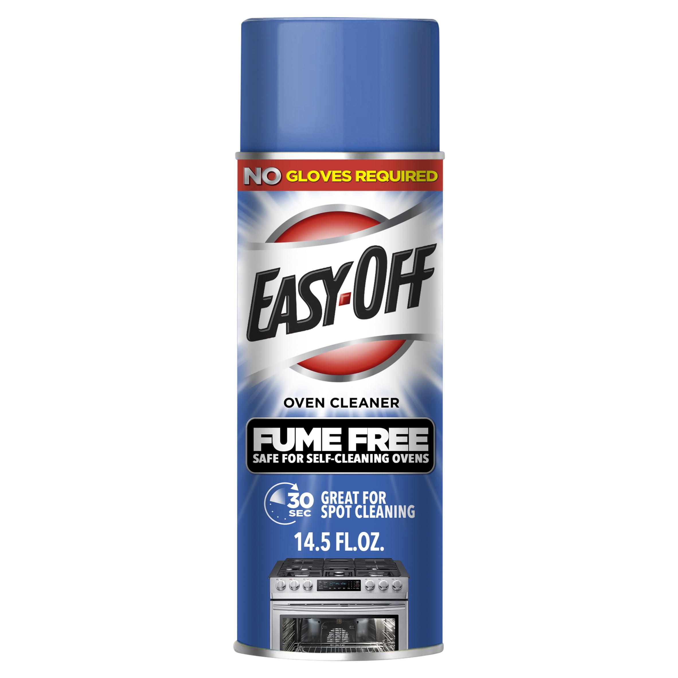 EASY-OFF Fume Free Oven Cleaner Spray, Lemon 14.5 oz, Removes Grease