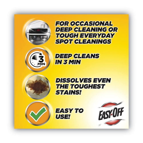 EASY-OFF Heavy Duty Oven Cleaner, Fresh Scent, Foam, 14.5 Oz Aerosol Spray, 6/carton | Order of 1 Carton