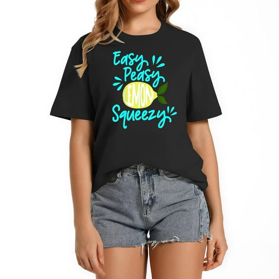 EASY PEASY LEMON SQUEEZY FUN SUMMERTIME LEMONADE LOVER SHIRT