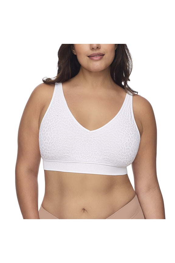 Warners Women's Blissful Benefits Easy Size Seamless Stretch Wireless Comfort Bra