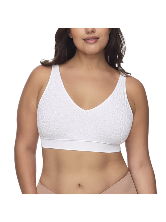 Warners Women's Blissful Benefits Easy Size Seamless Stretch Wireless Comfort Bra