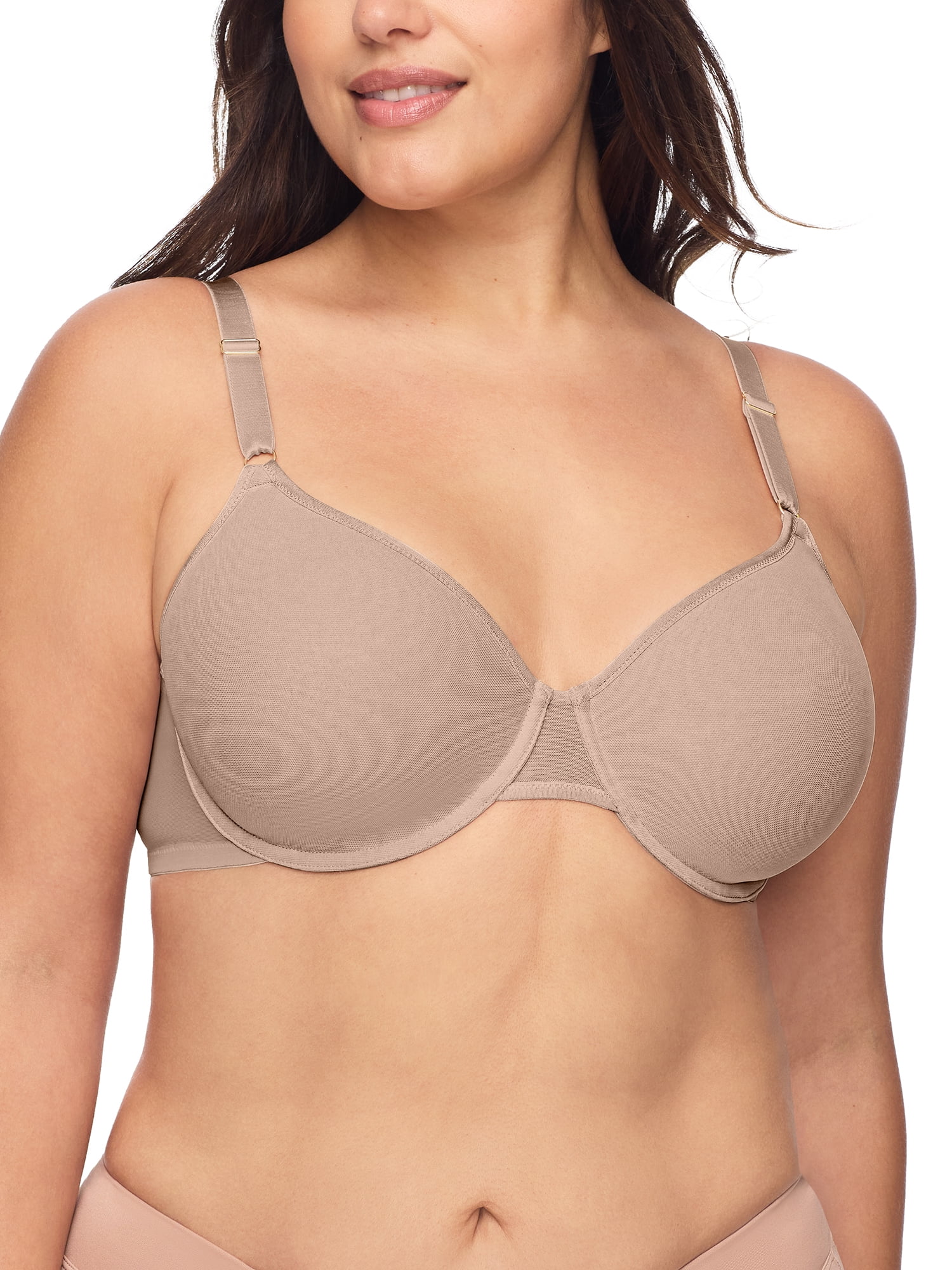 Warners Blissful Benefits Women's Breathable Lightly Lined Underwire Easy Size T-Shirt Bra